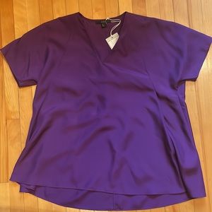COS 100% Silk Brand New Purple Top
